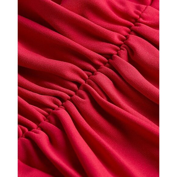 Express V-Neck Strong Shoulder Mini Dress XS - Picture 8 of 8